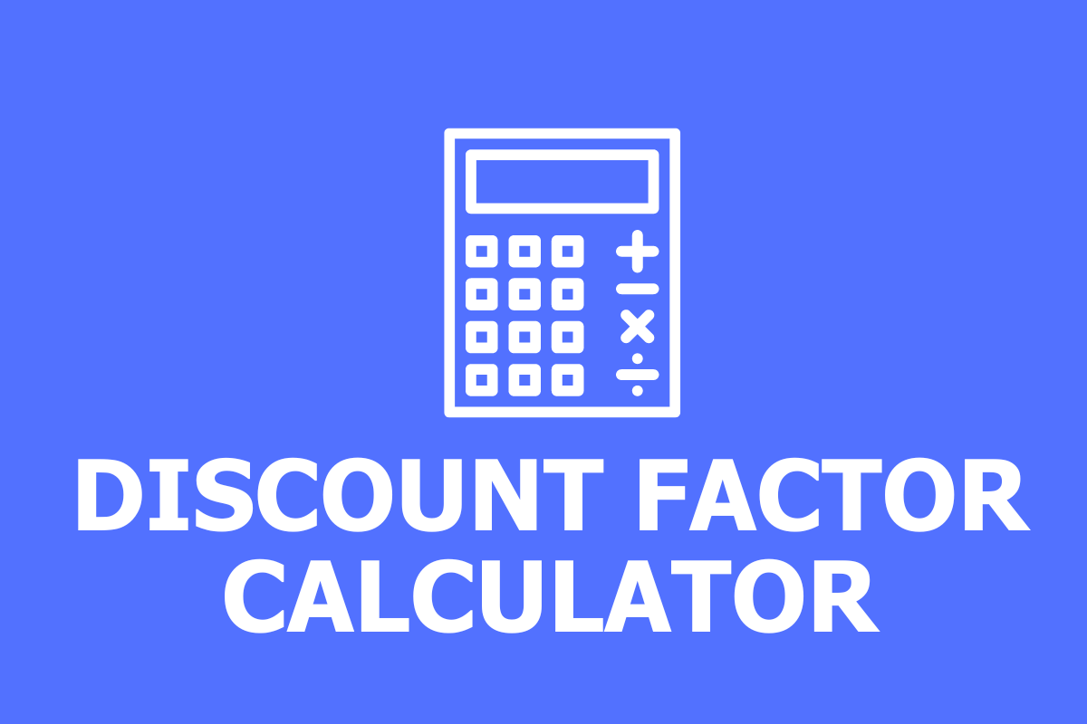 Discount Factor Calculator